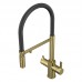 Смеситель для кухни 3 в 1 Elghansa Kitchen Pure Water 56F5511-MattGold под фильтр, матовое золото