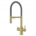 Смеситель для кухни 3 в 1 Elghansa Kitchen Pure Water 56F5511-MattGold под фильтр, матовое золото