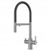 Смеситель для кухни 3 в 1 Elghansa Kitchen Pure Water 56F5511-Steel под фильтр, сталь