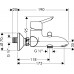 Смеситель для ванны Hansgrohe Focus S 31742000