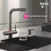 Смеситель для кухни с выдвижным изливом и каналом для фильтра Iddis Umbra UMBGMPFi05, графит