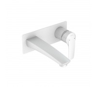 Встраиваемый смеситель для раковины Iddis Ray RAYWT00i65 белый
