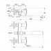 Смеситель для ванны Iddis Copter COPSBL2i10WA