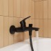 Смеситель для ванны Iddis Ray RAYBL02i02WA, черный