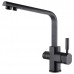 Смеситель для кухни Kaiser Decor 40144-2 Black под фильтр