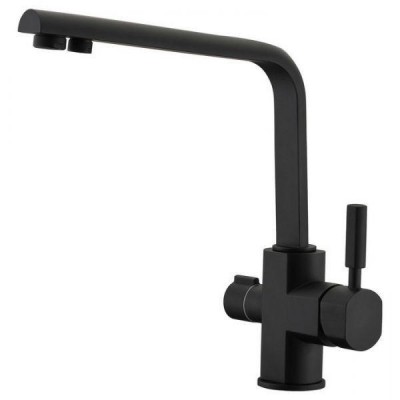 Смеситель для кухни Kaiser Decor 40144-9 Black Mat под фильтр