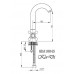 Смеситель для раковины KorDi KD 1004S-F04