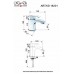 Смеситель для раковины KorDi KD 18201-D57