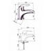 Смеситель для раковины KorDi KD 2301-C6