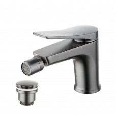 Смеситель для биде Lemark Bronx LM3708GM графит