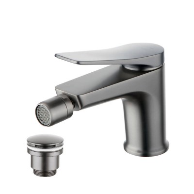 Смеситель для биде Lemark Bronx LM3708GM графит