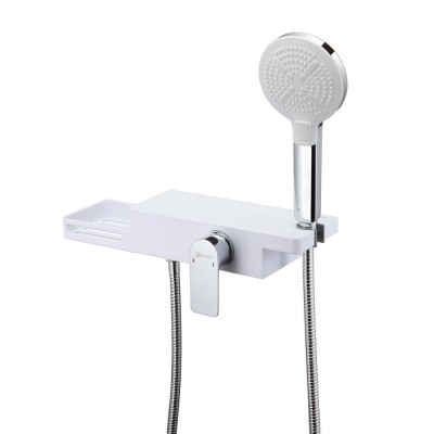 Смеситель для душа Lemark Unibox LM6903CW белый, хром