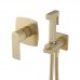 Смеситель Lemark Ursus LM7219BG с гигиеническим душем, золотой
