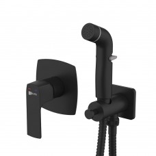 Смеситель Lemark Ursus LM7219BL с гигиеническим душем, черный