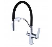 Смеситель для кухни Lemark Comfort LM3074C с гибким изливом