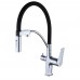 Смеситель для кухни Lemark Comfort LM3074C с гибким изливом