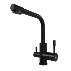 Смеситель для кухни Lemark Expert LM5061BL под фильтр, черный