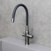 Смеситель для кухни Lemark Expert LM5083GMN-Black с гибким изливом, графит/черный