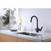 Смеситель для кухни Lemark Ursus LM7261BL черный