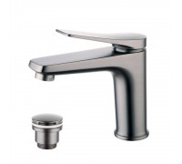 Смеситель для раковины Lemark Bronx LM3706GM графит