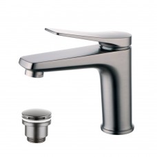 Смеситель для раковины Lemark Bronx LM3706GM графит