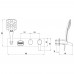 Смеситель для ванны Lemark Atlantiss LM3224C