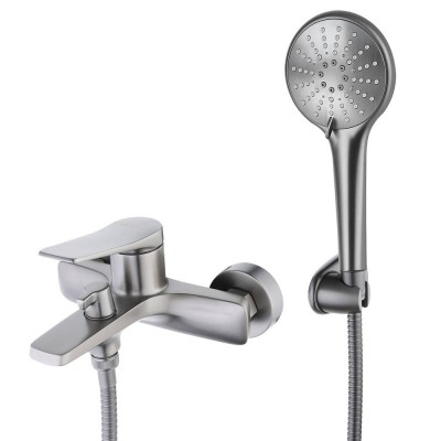 Смеситель для ванны Lemark Bronx LM3714GM, графит