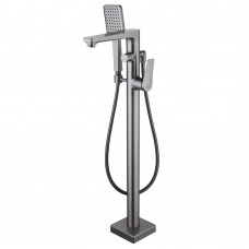 Смеситель для ванны напольный Lemark Bronx LM3744GM графит