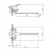 Смеситель для ванны Milardo Horizont HORSB02M10